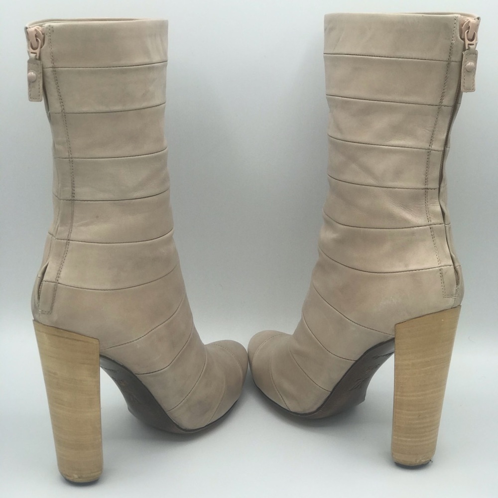 Louis Vuitton High Heel Booties Boots Leather